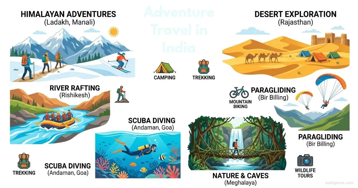 Adventure Travel in India: Epic Destinations for Thrill Seekers