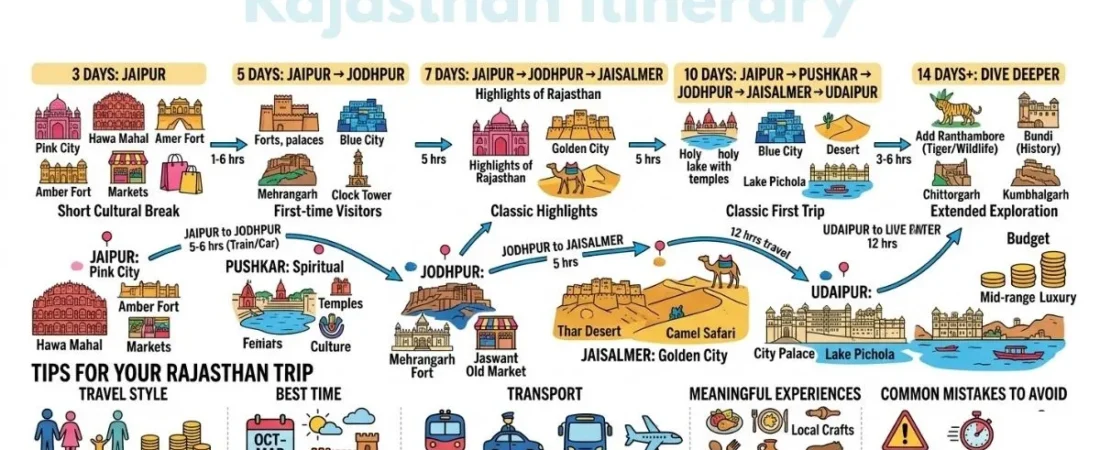 Rajasthan Itinerary: Amazing Routes for a Perfect Trip