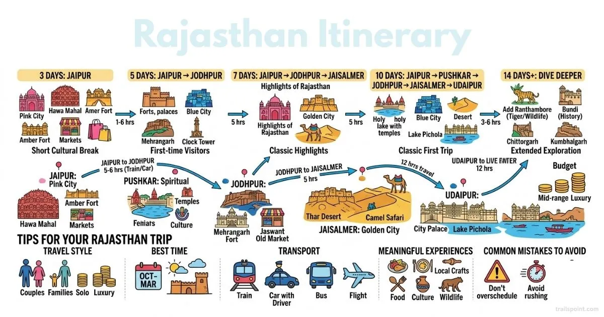 Rajasthan Itinerary: Amazing Routes for a Perfect Trip