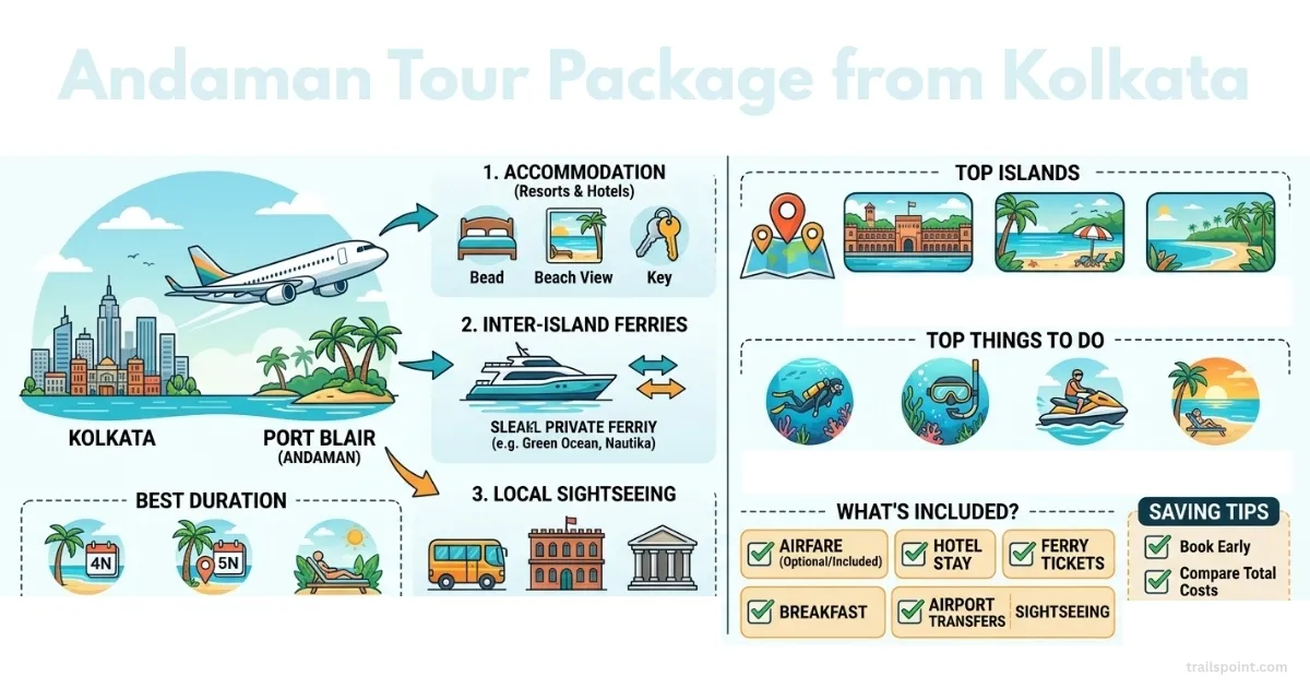 Andaman Tour Package from Kolkata: Ultimate Island Escape