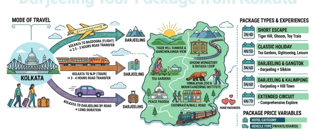 Darjeeling Tour Package from Kolkata: Unforgettable Escape