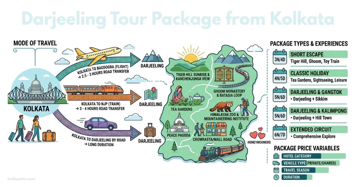 Darjeeling Tour Package from Kolkata: Unforgettable Escape