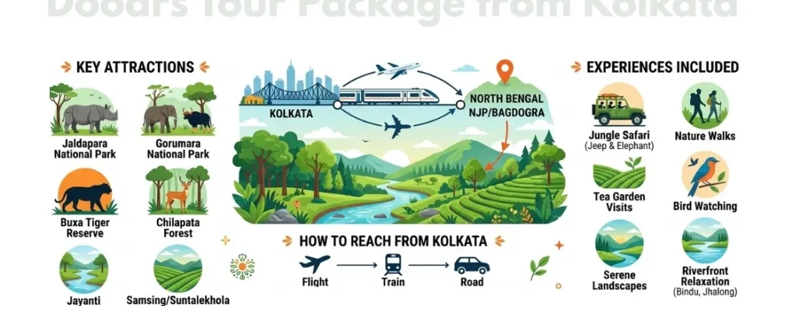 Dooars Tour Package from Kolkata: Epic Nature Escape