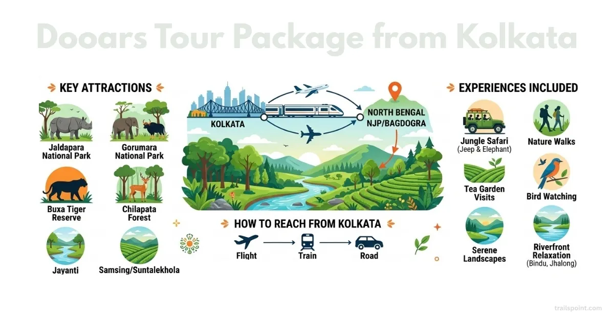 Dooars Tour Package from Kolkata: Epic Nature Escape
