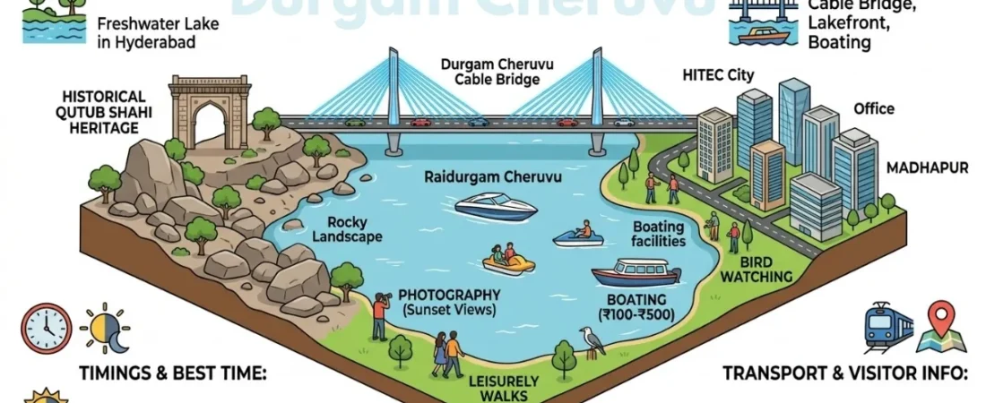 Durgam Cheruvu: Hidden Gem of Hyderabad Revealed