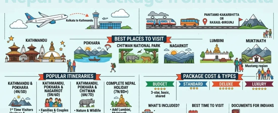 Nepal Tour Package from Kolkata: Epic Himalayan Escape