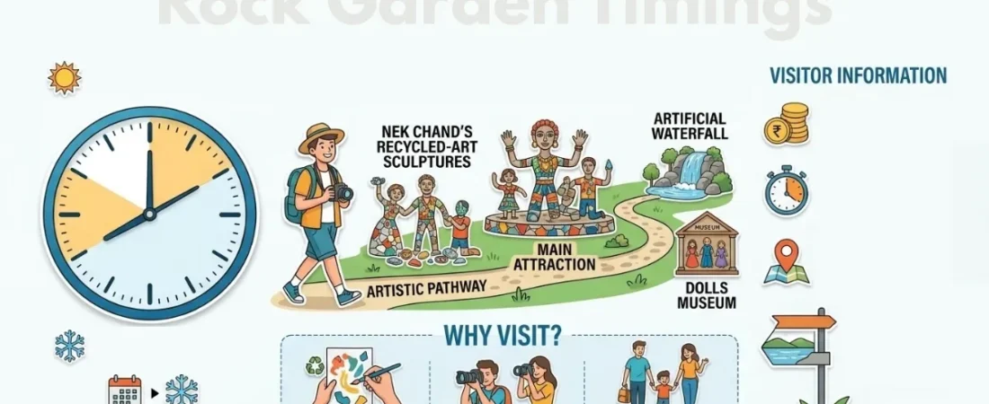 Rock Garden Chandigarh Timings Today: Entry Fee & Best Time