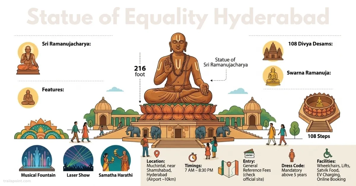 Statue of Equality Hyderabad: A Majestic Spiritual Marvel