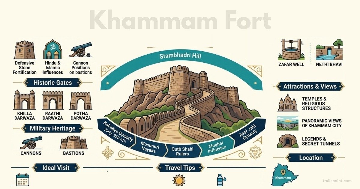 Khammam Fort: Fascinating History & Timeless Heritage