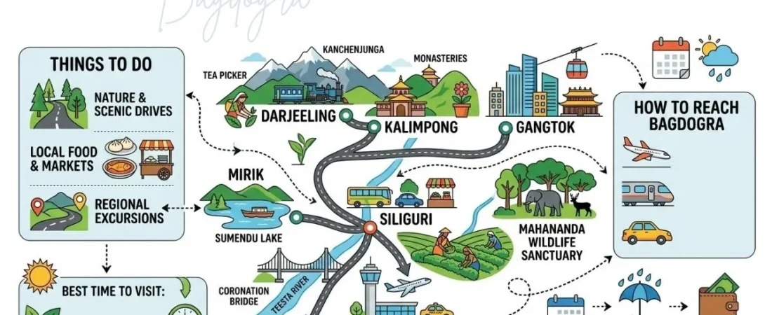Bagdogra Travel Guide 2026: Must-Visit Places & Easy Tips