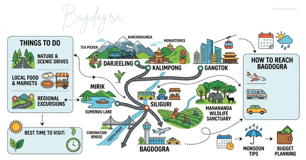 Bagdogra Travel Guide 2026: Must-Visit Places & Easy Tips