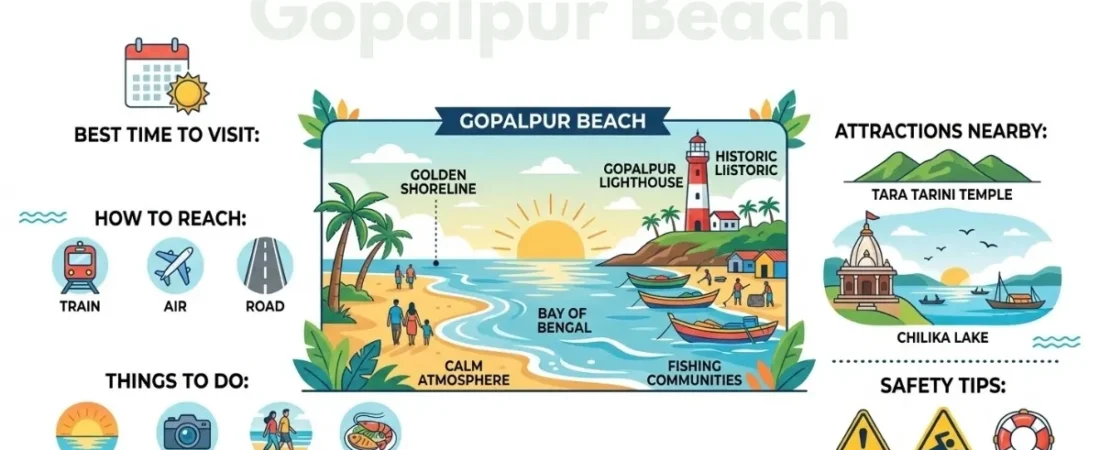 Gopalpur Beach: Stunning Guide for a Blissful Escape