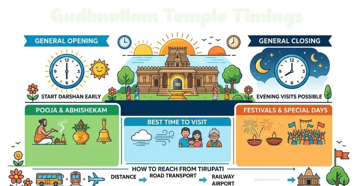 Gudimallam Temple Timings: Perfect Visit Guide
