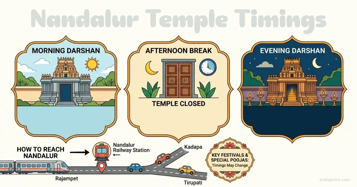 Nandalur Temple Timings: Ultimate Guide for a Divine Visit